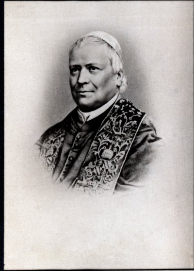 Portret van paus Pius IX (1792-1878) door French Photographer